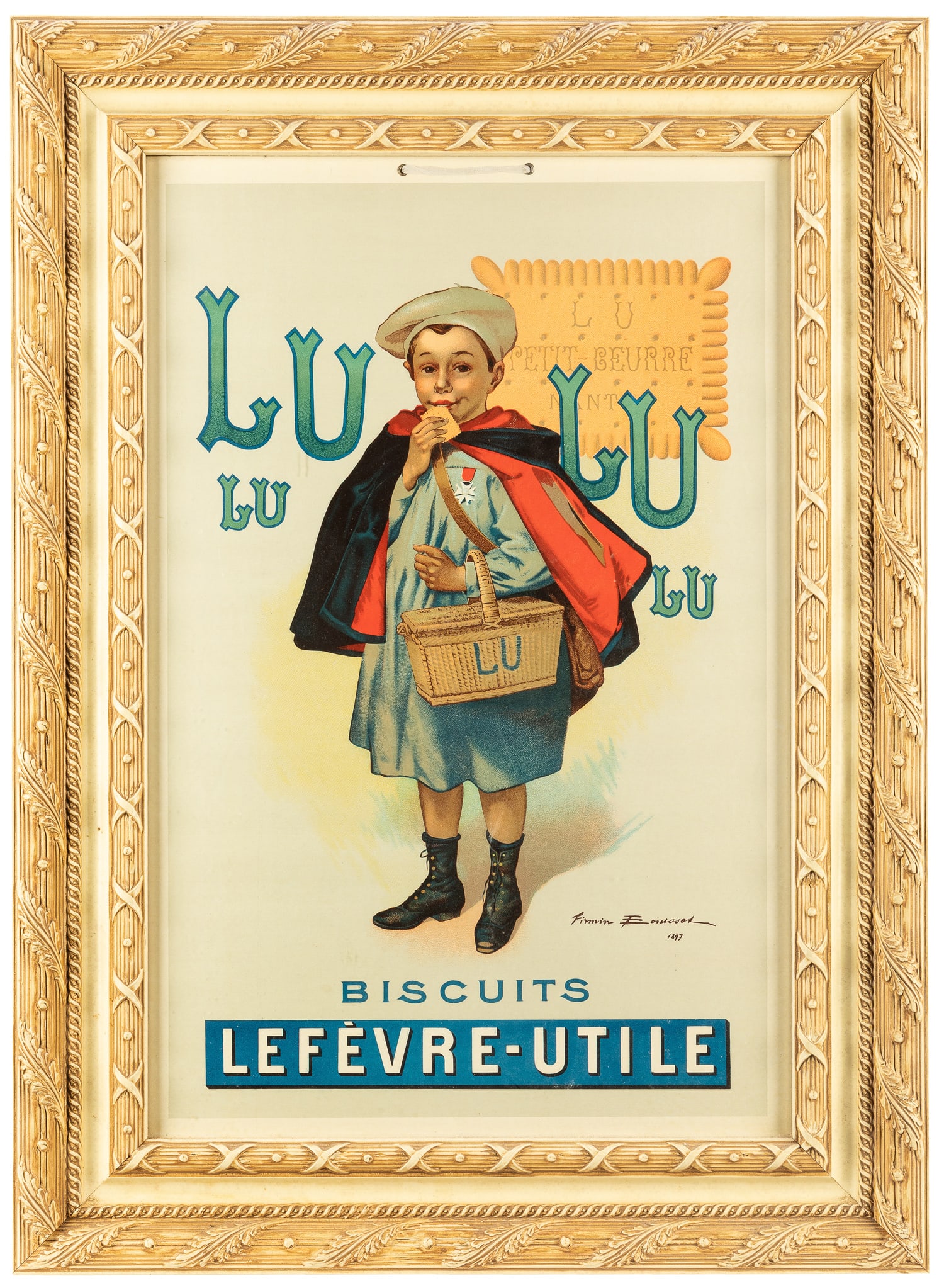 BOUISSET, Firmin (1859 - 1925). Lu-Lu Biscuits. 1897. (1 of 1)
