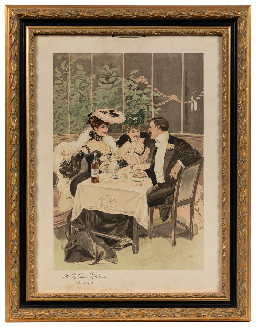 WELY, Jacques (1873 - 1910). J.M. Emile Pellisson Cognac. (1 of 1)