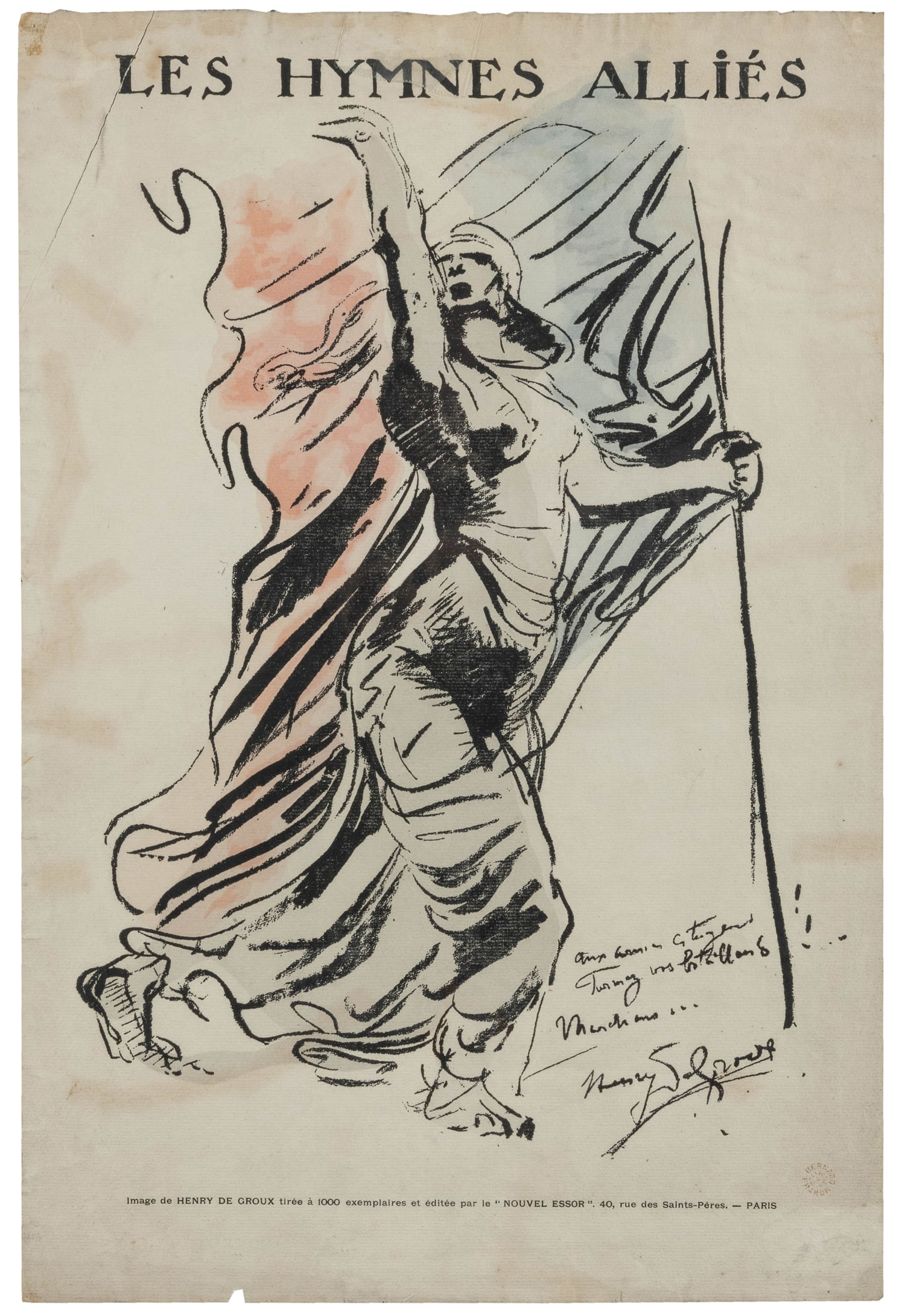 [WORLD WAR I]. Five propaganda posters. - 2