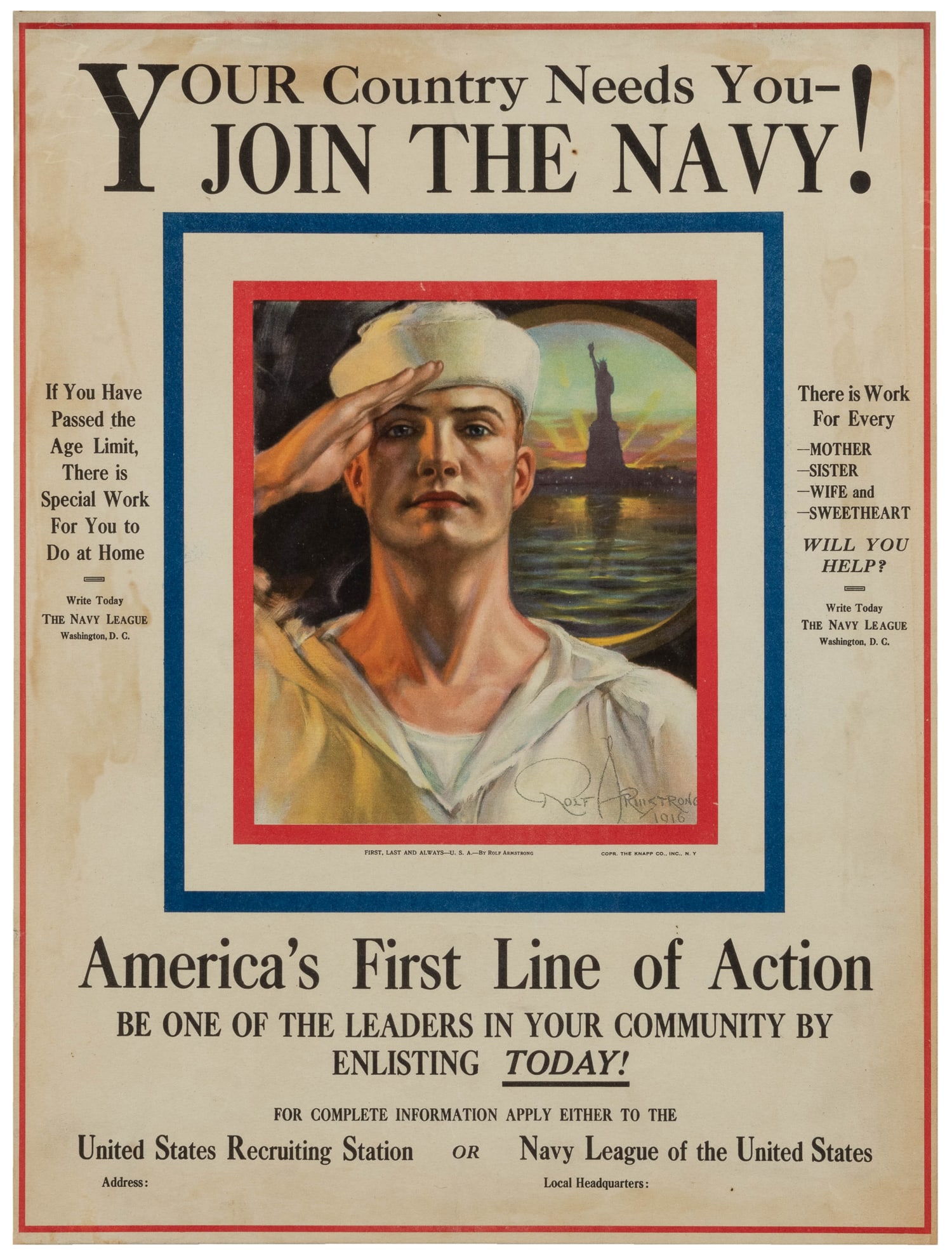 [WORLD WAR I]. Five propaganda posters. - 6