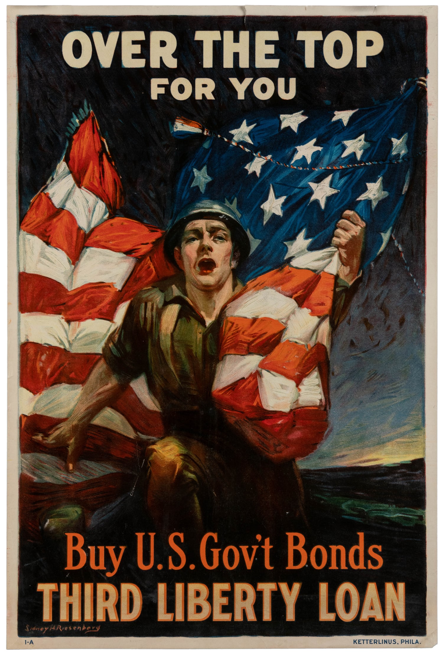 [WORLD WAR I]. Two propaganda posters. - 2