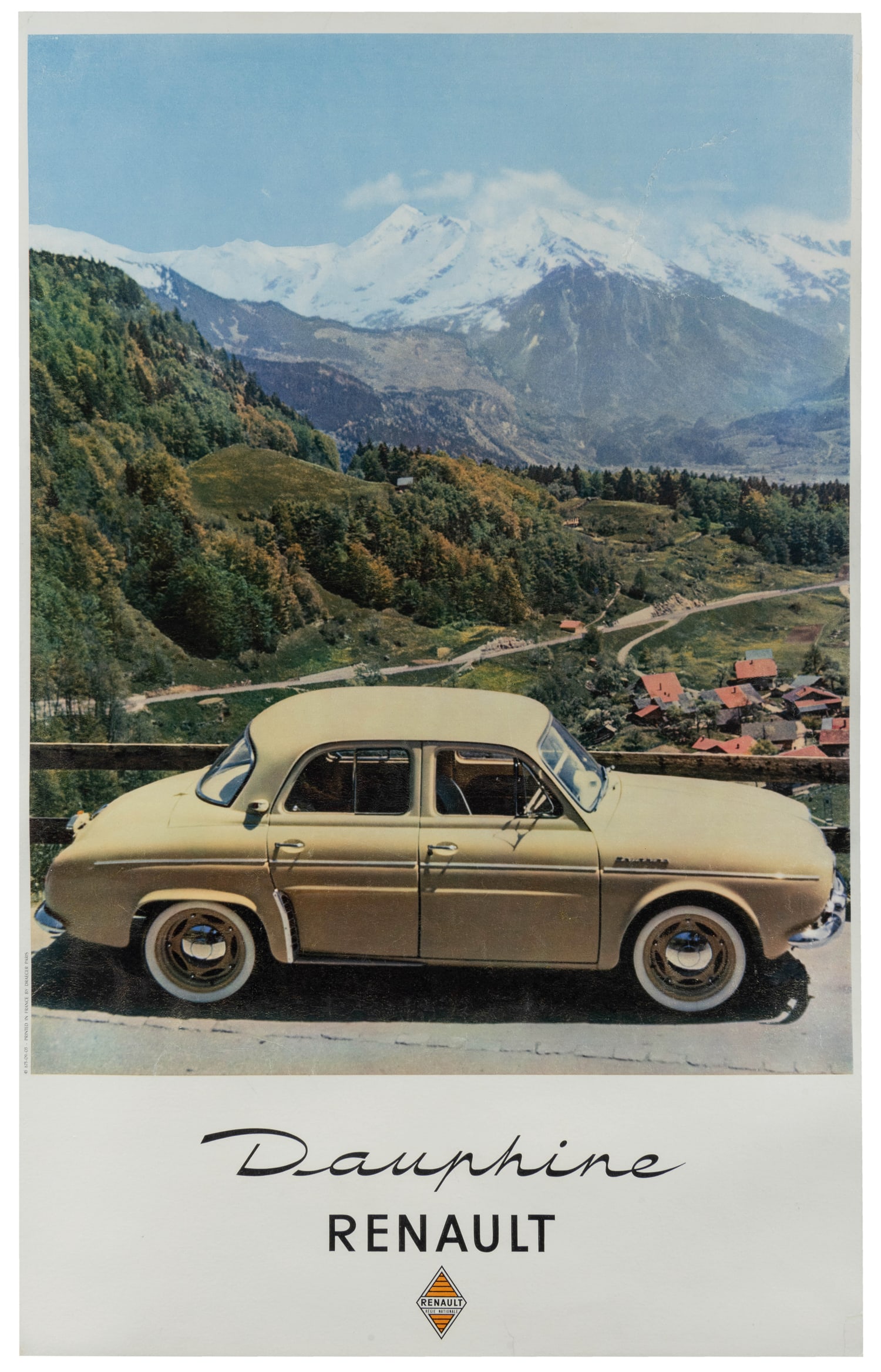 Renault / Dauphine. 1960s.