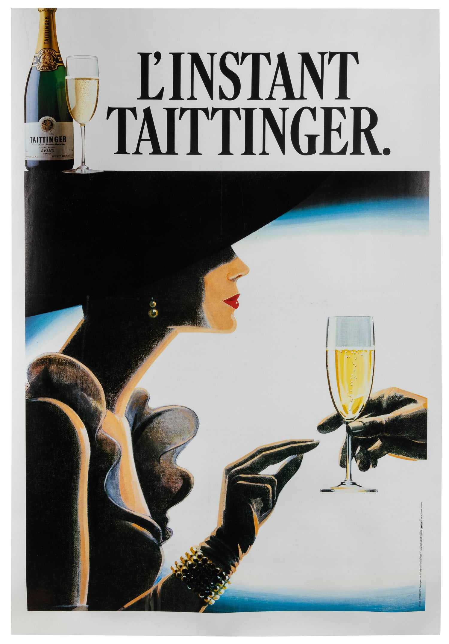 PARKER, Stephen (20th century). L'Instant Taittinger. Ca. 1980s. (1 of 1)