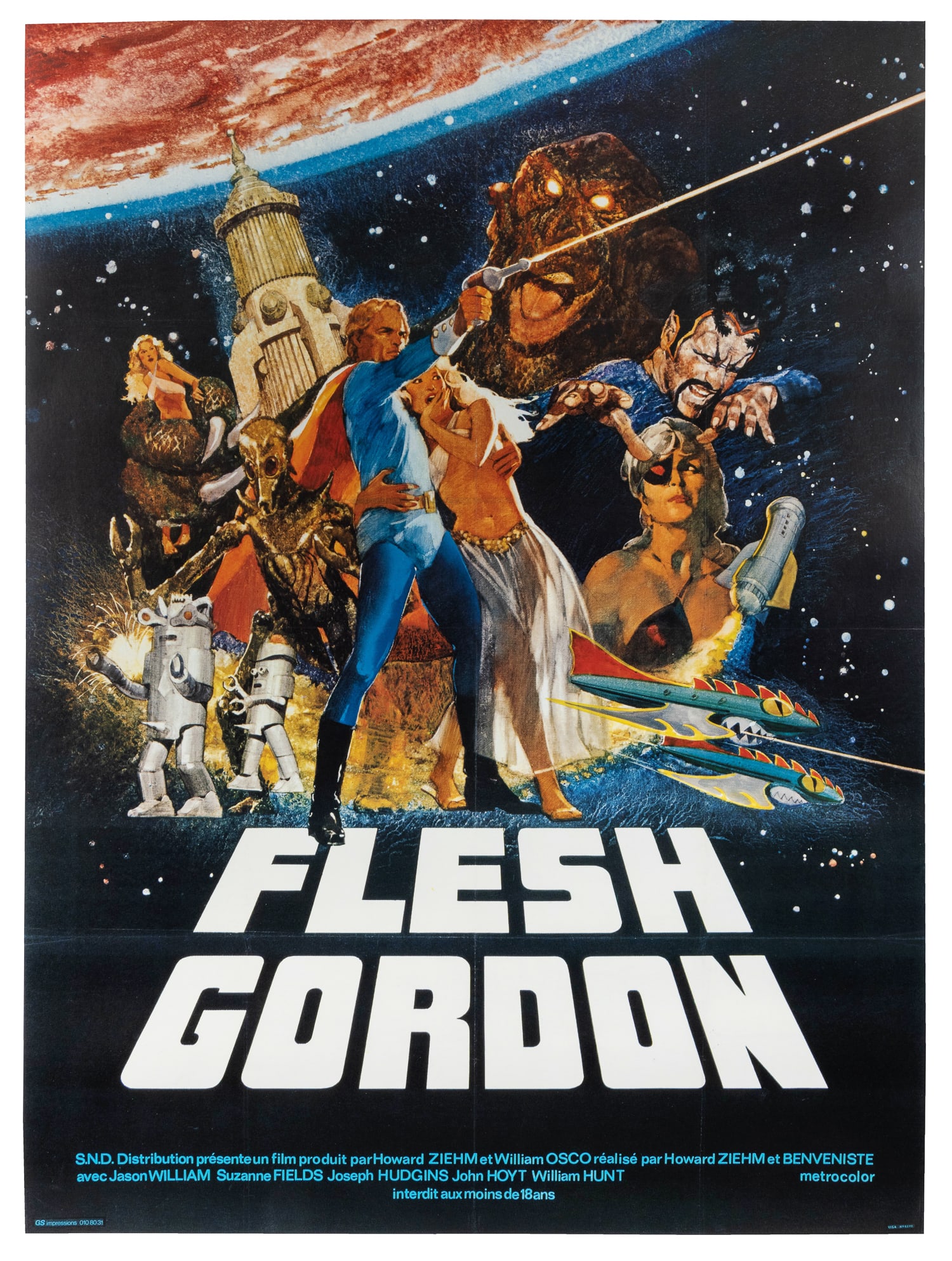 Flesh Gordon. Graffiti Productions, 1974. (1 of 1)