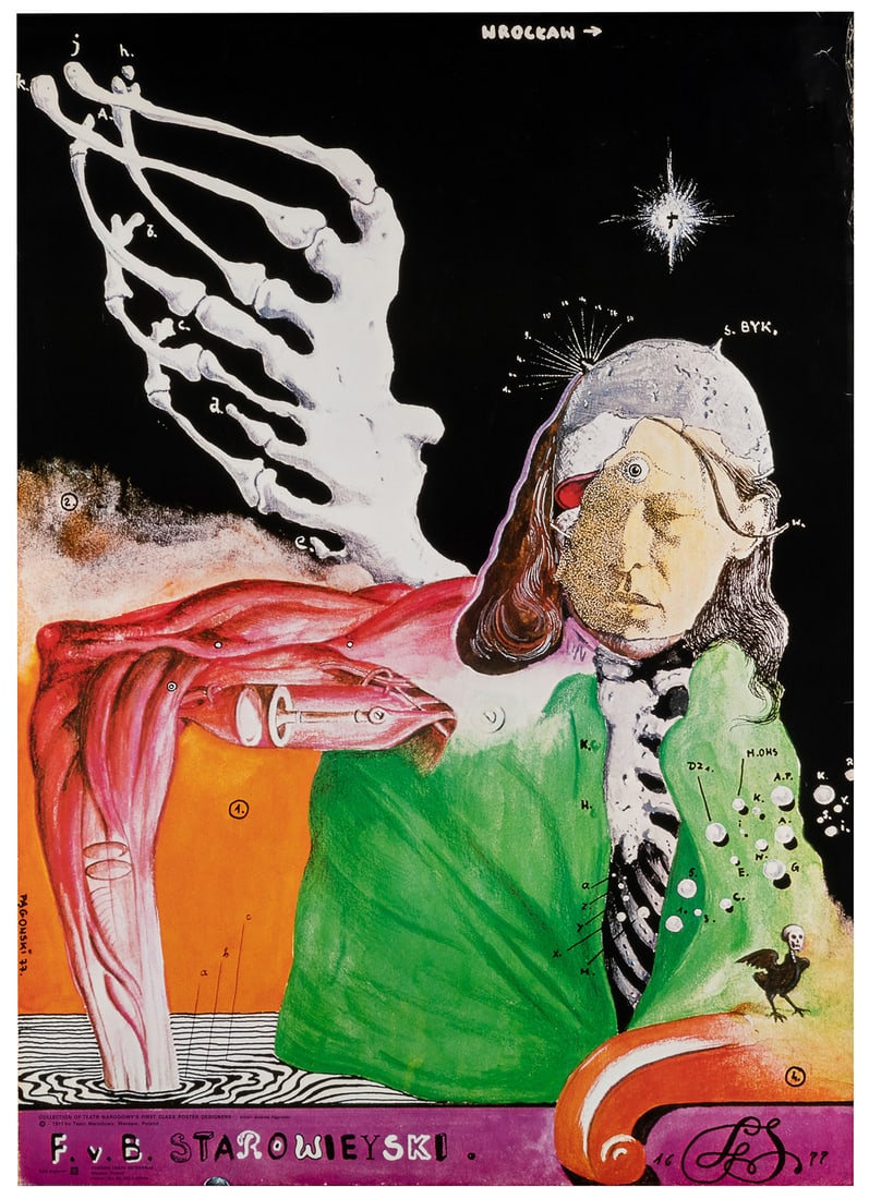 PAGOWSKI, Andrzej (b. 1953). Two posters. 1977. (1 of 2)