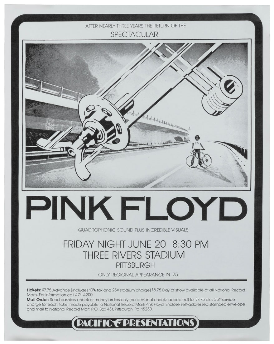 Pink Floyd / Three Rivers Stadium. 1975. (1 of 1)