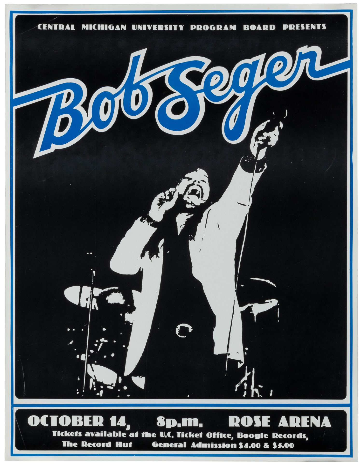 Bob Seger /Rose Arena. 1977. (1 of 1)