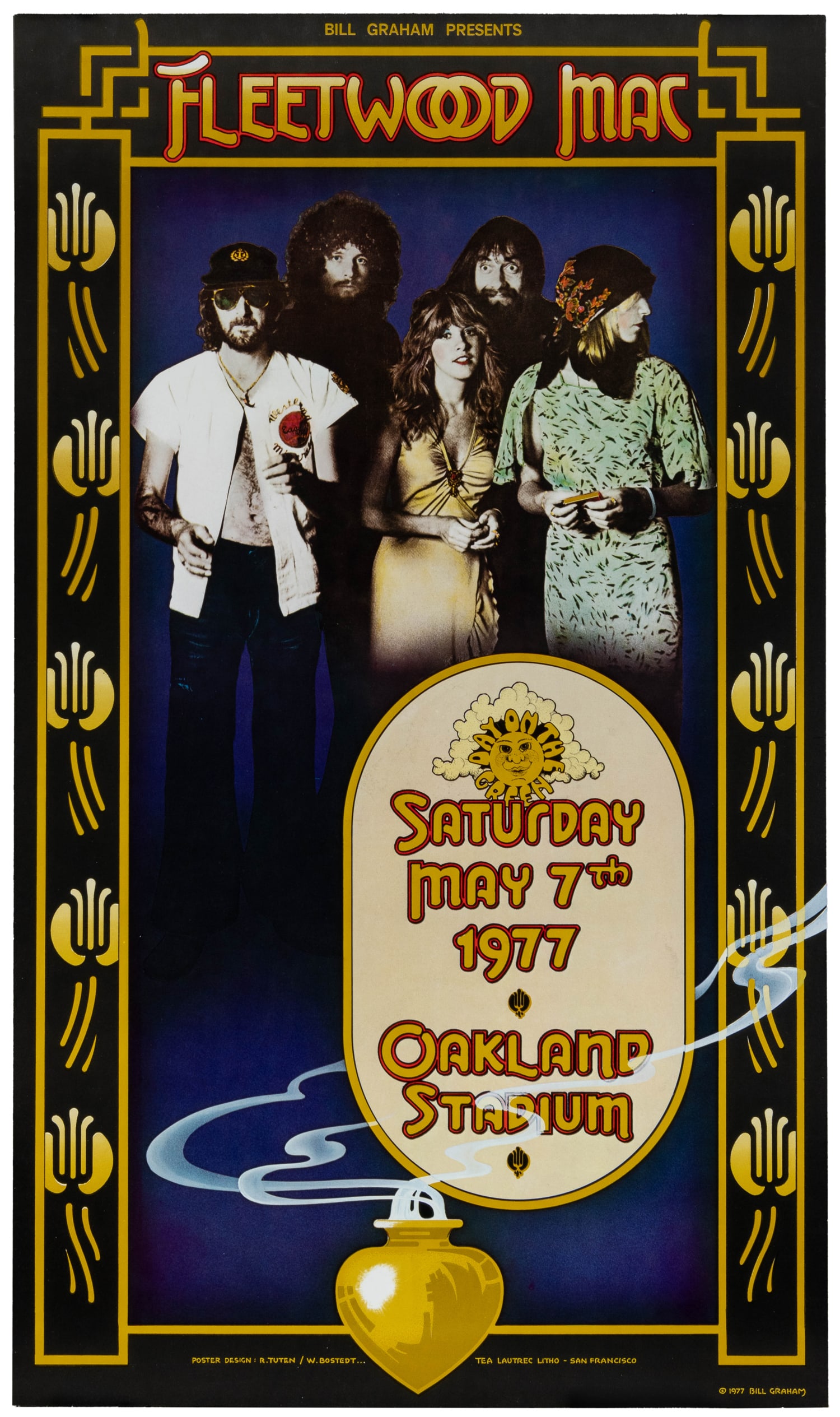 Fleetwood Mac / Oakland Stadium. 1977. (1 of 1)