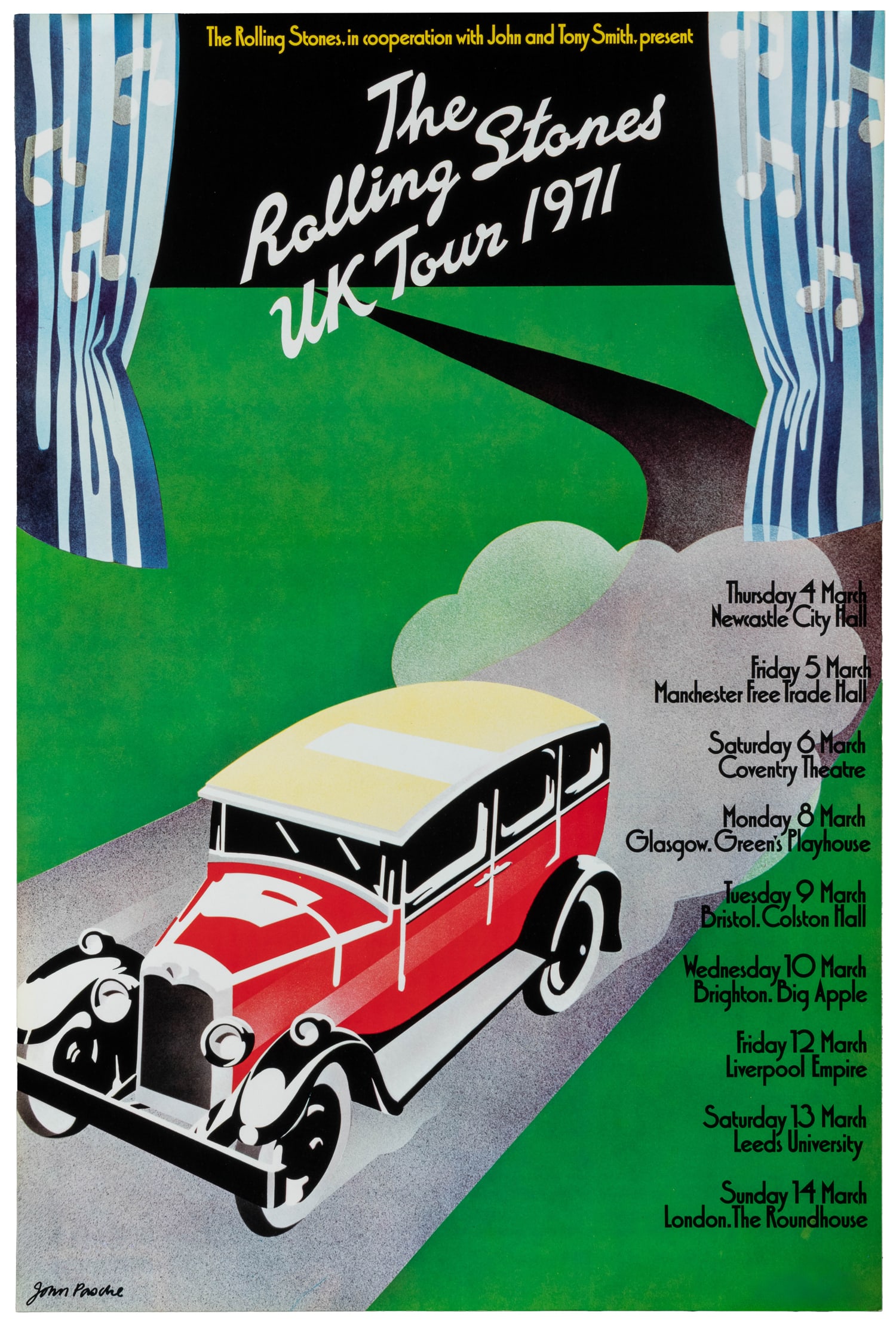 PASCHE, John (b. 1945). The Rolling Stones UK Tour 1971. (1 of 1)