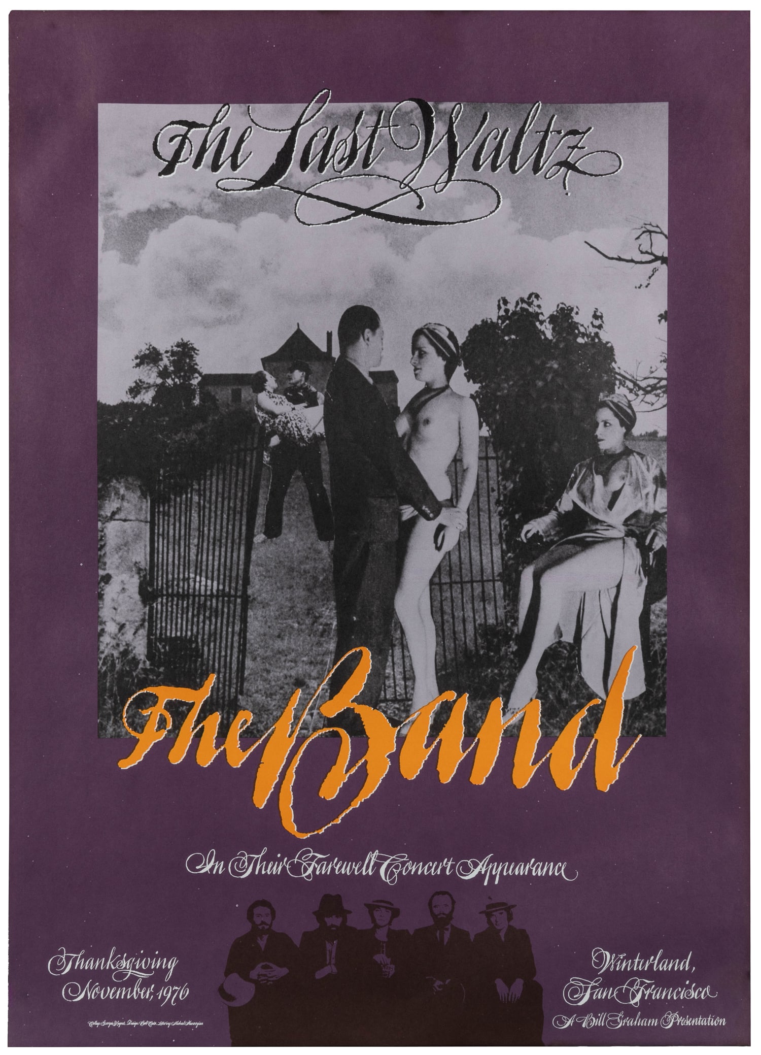 The Band / The Last Waltz. Bill Graham, 1976. (1 of 1)