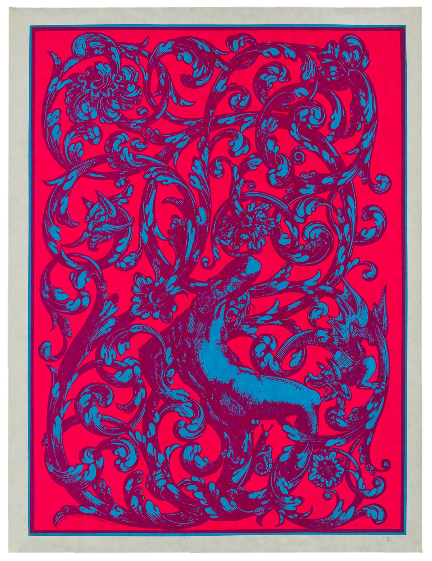 [BLACKLIGHT]. Nine Hambly Studios posters. - 3