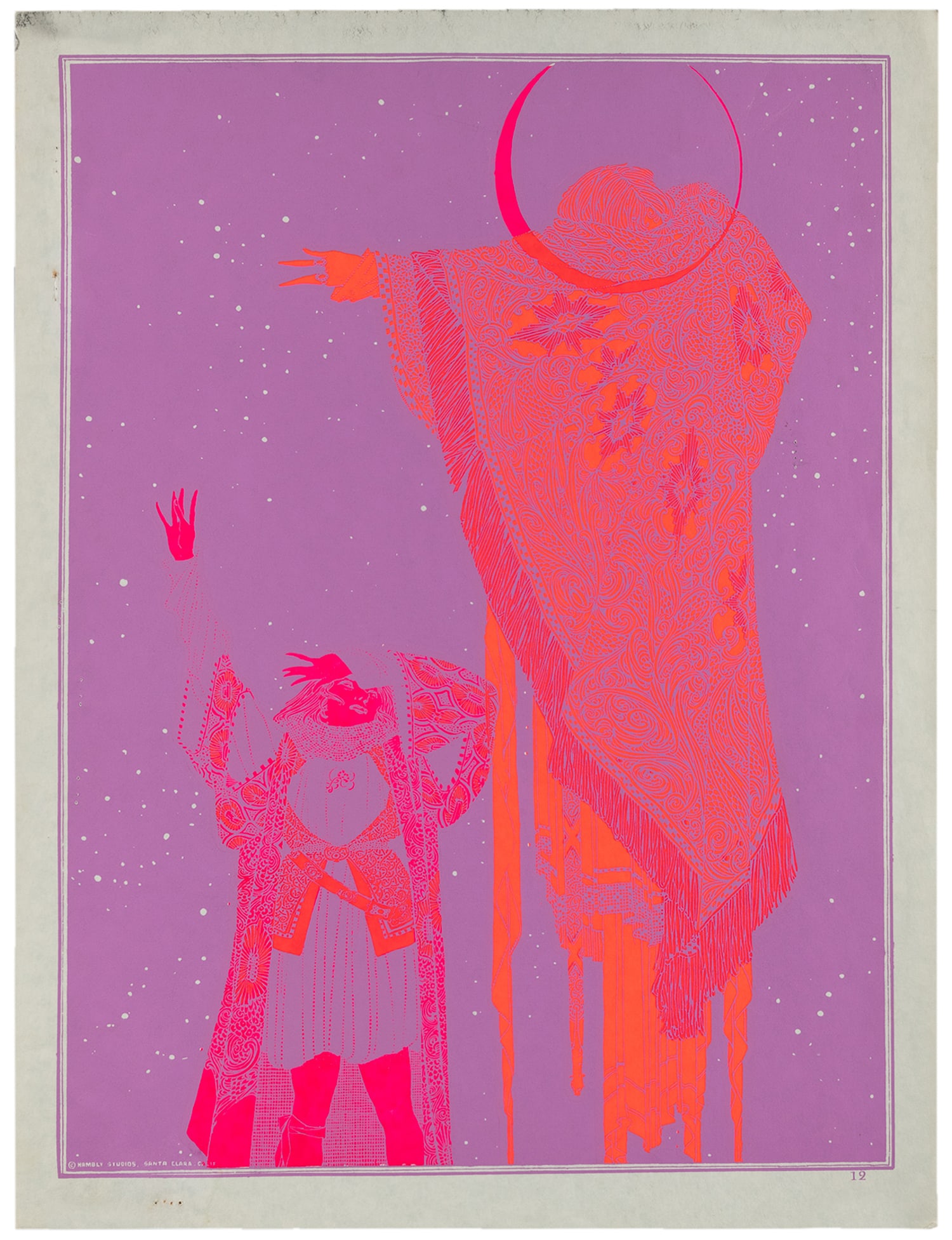 [BLACKLIGHT]. Nine Hambly Studios posters. - 7