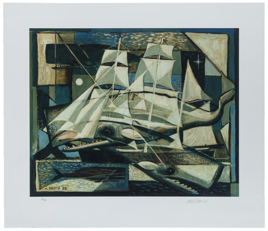 DAVIS, Marc Fraser (1913-2000). Captain Ahab‚Äö√Ñ√¥s (1 of 2)