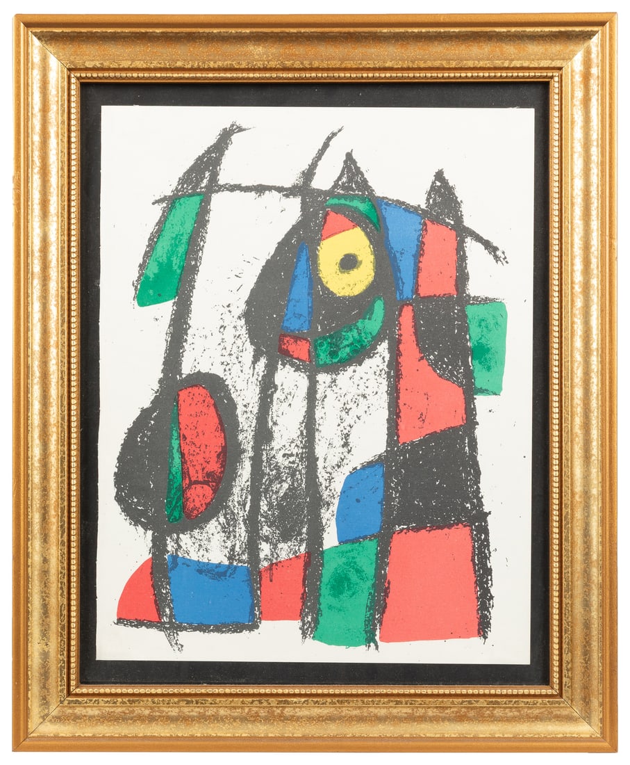 MIRO, Joan (1893 - 1983). Plate VII from Lithographie II. (1 of 1)