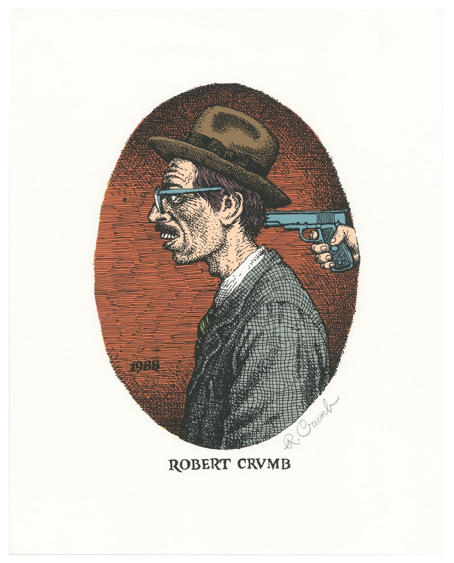 CRUMB, Robert (1943 - ). Three signed lithographs. - 4