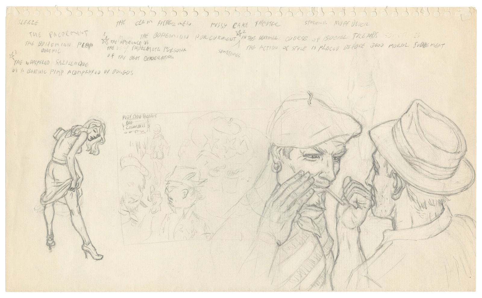 WILLIAMS, Robert (American, b. 1943). Four Sketches. - 2