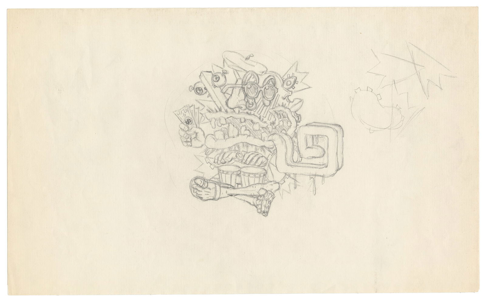 WILLIAMS, Robert (American, b. 1943). Four Sketches. - 5