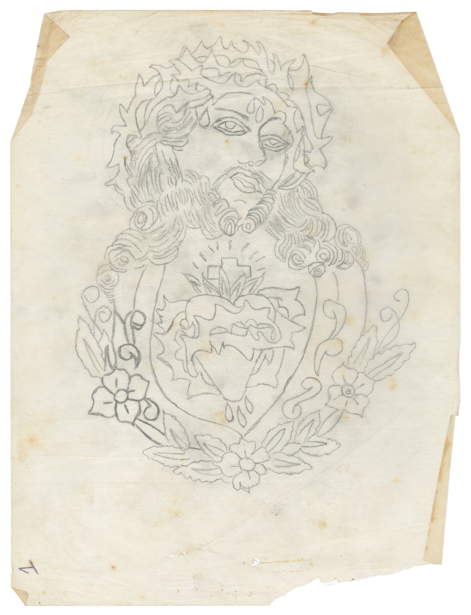 Two Jonathan Shaw Graphite Flash Sketches, 1980 - 5