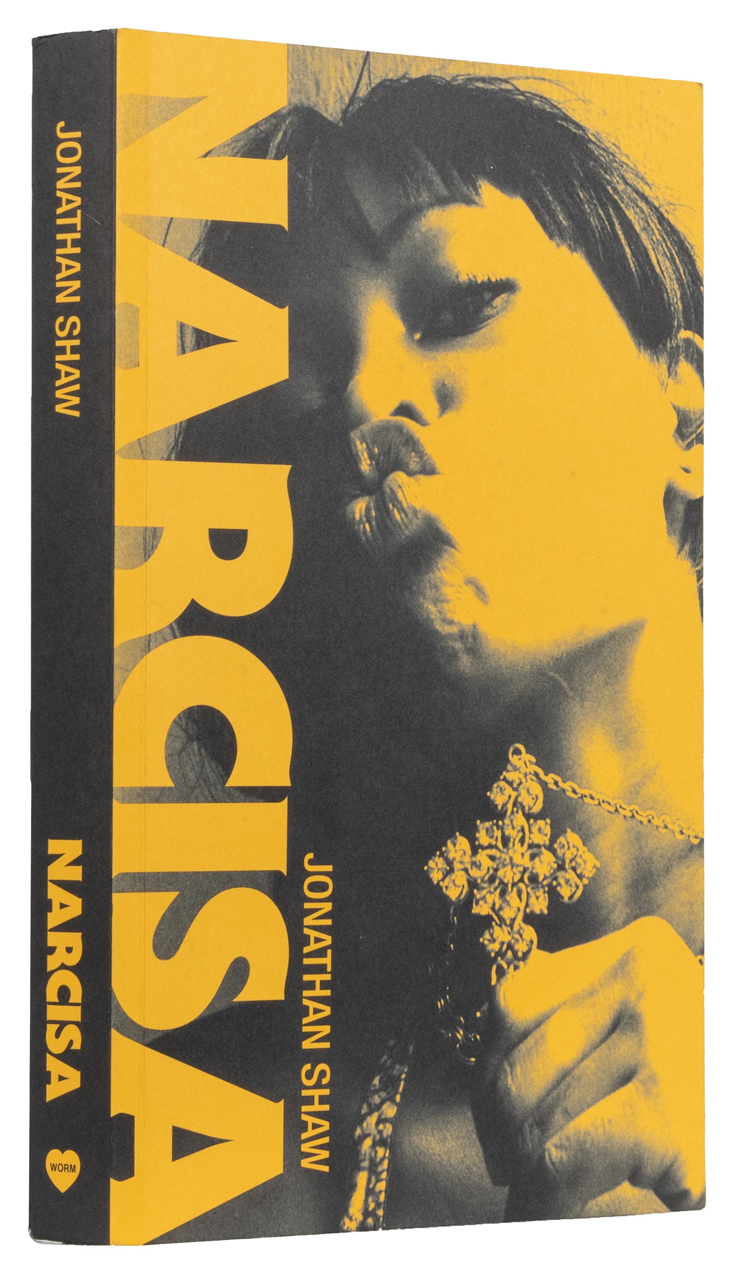 SHAW, Jonathan (American, b. 1953). Narcisa: Our Lady of Ashes.: SHAW, Jonathan (American, b. 1953). Narcisa: Our Lady of Ashes. Los Angeles: Heartworm Press, 2008. Color softcover. Bears author's monogram signature and stamps. First edition.