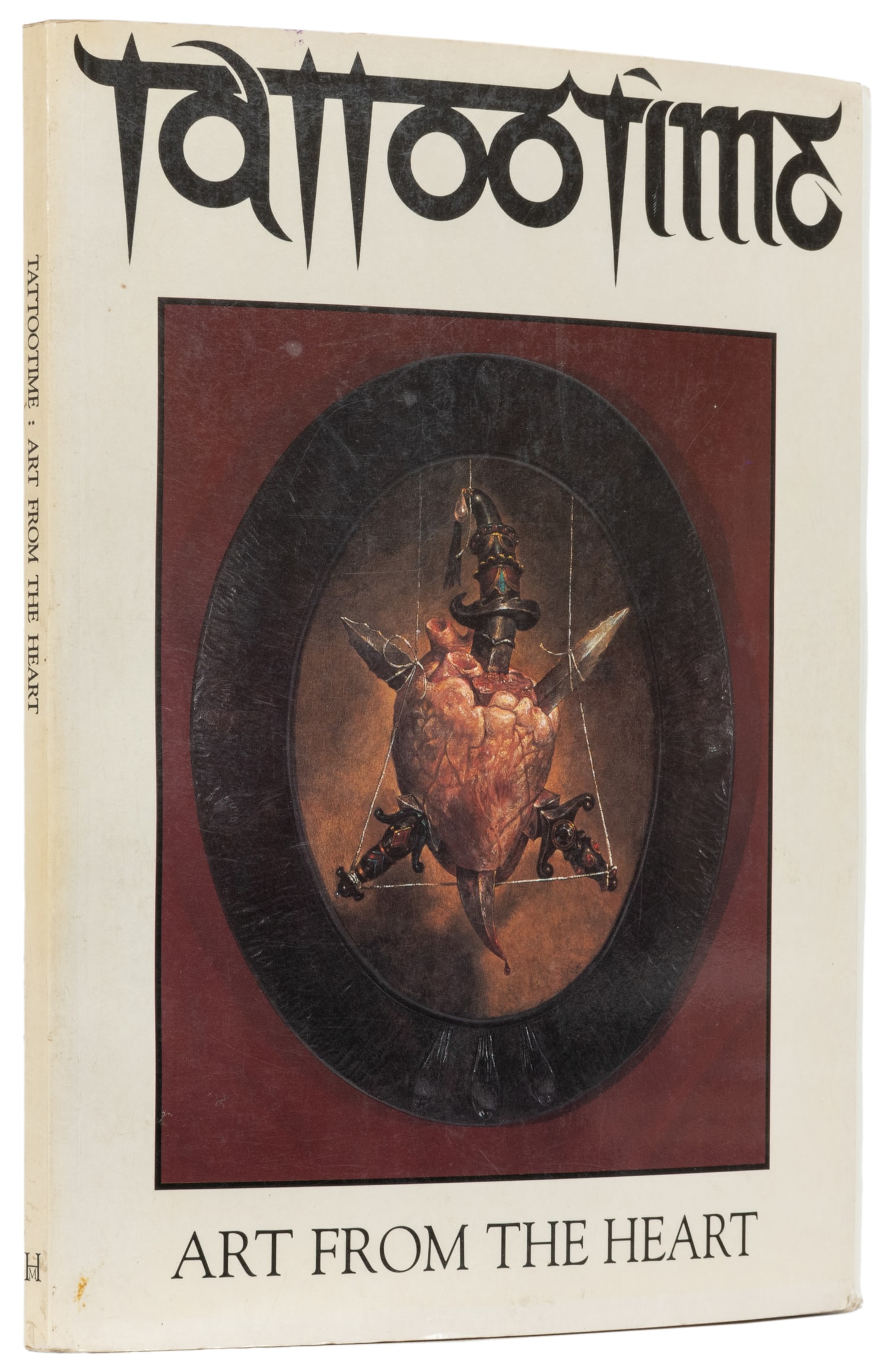 HARDY, Don Ed (editor). Tattoo Time: Art from the Heart.: HARDY, Don Ed (editor). Tattoo Time 5: Art from the Heart. Honolulu: Hardy Marks, 1991. Color softcover. Illustrated in color and black and white. 4to. [With]: a laid in two page letter from Hardy, on