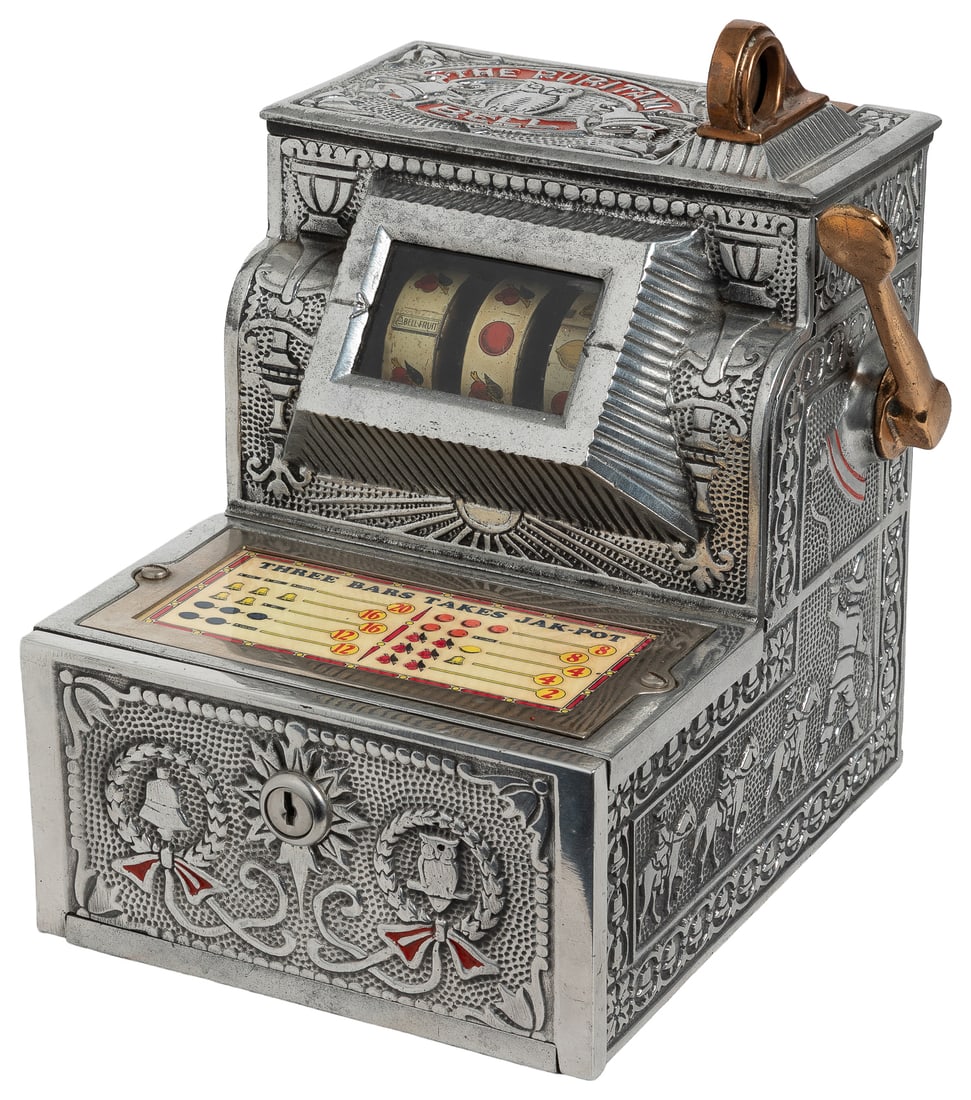 Mills 5 Cent Puritan Bell Trade Stimulator. Chicago: Mills Novelty, ca. 1930s. (1 of 2)