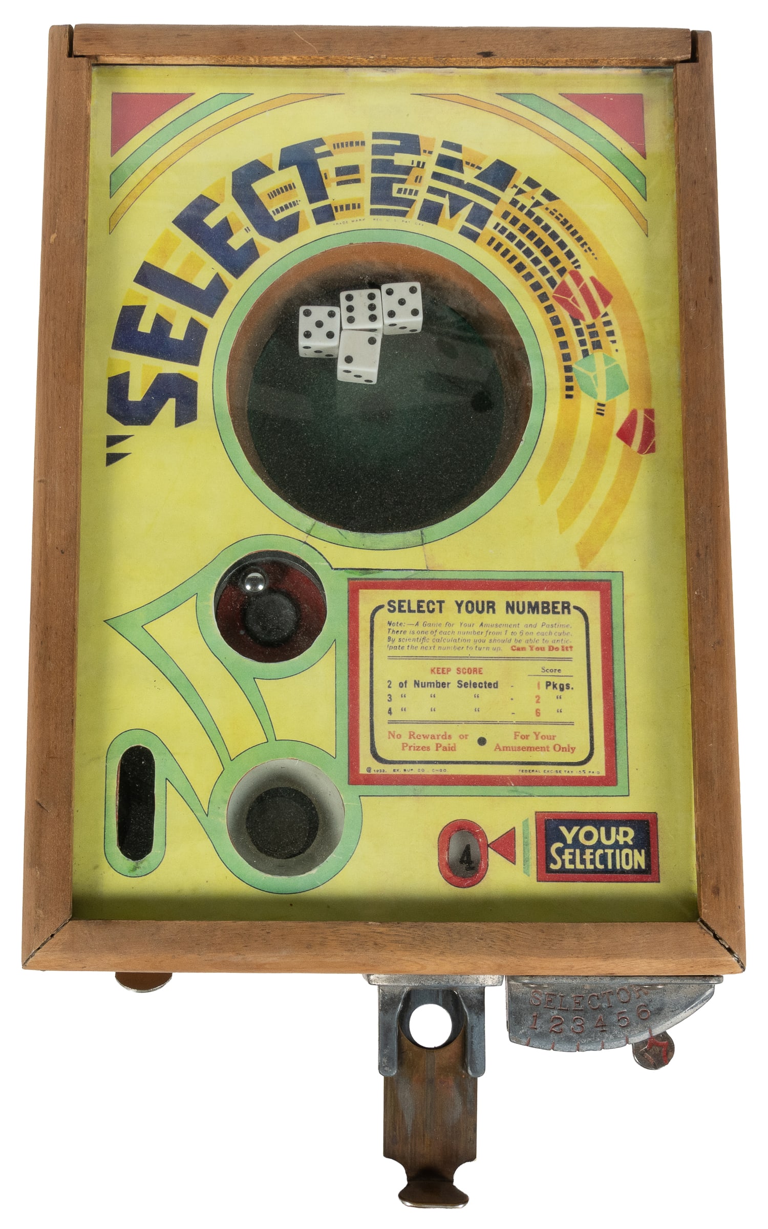 ESCO Select-Em 25 Cent Trade Stimulator. (1 of 3)