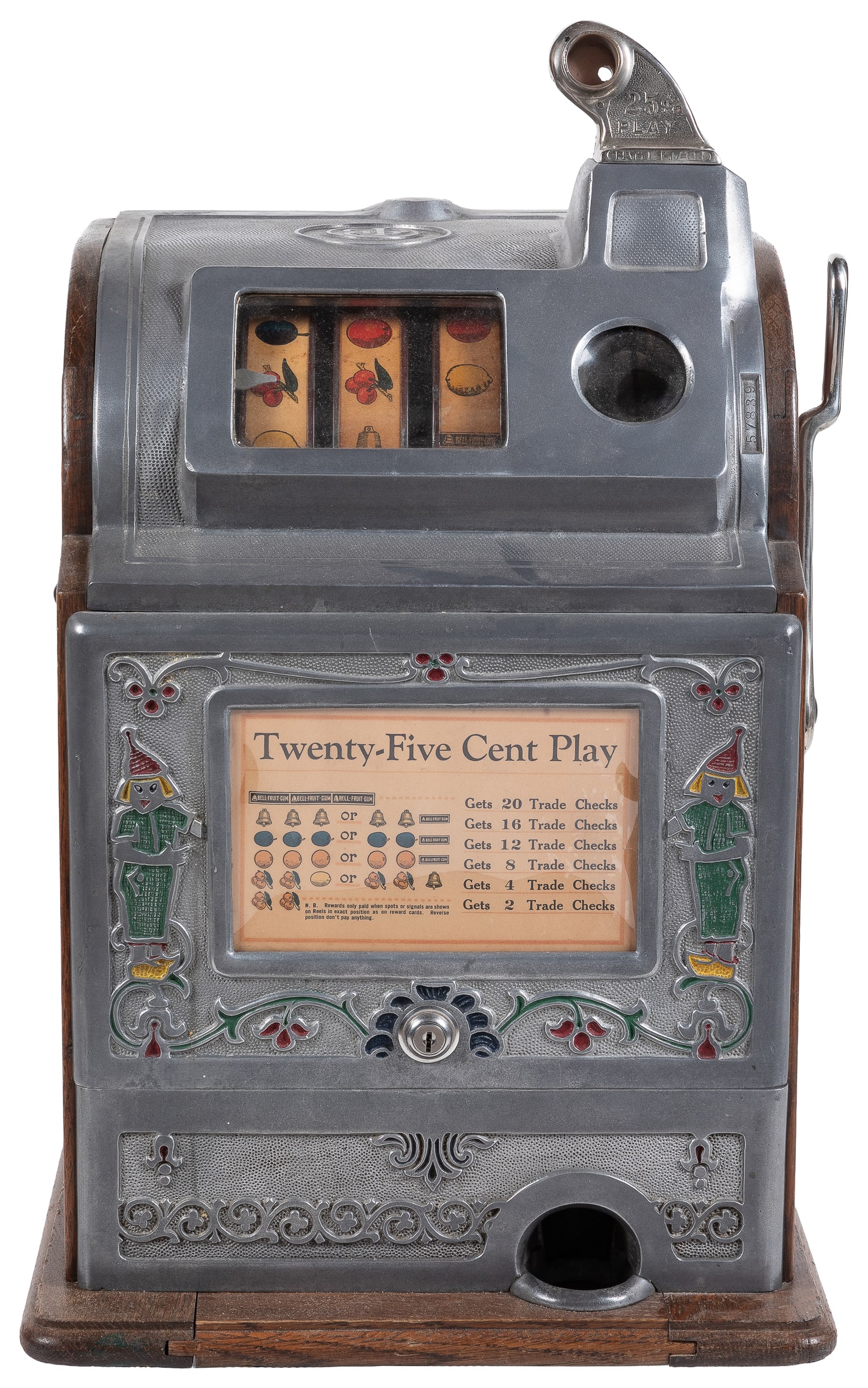 Jennings Dutch Boy 25 Cent Slot Machine. Chicago: O.D. Jennings & Company, ca. 1930s. (1 of 3)