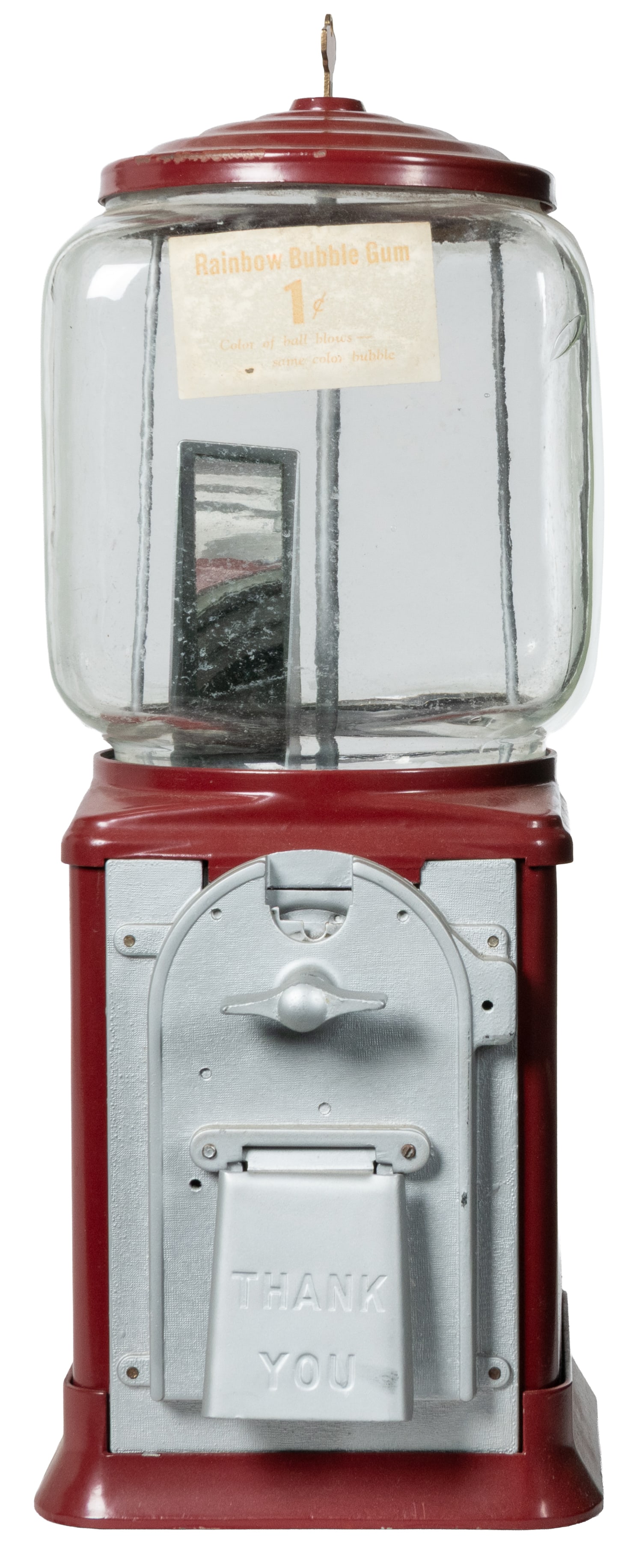 Penny operated gumball machine. (1 of 3)