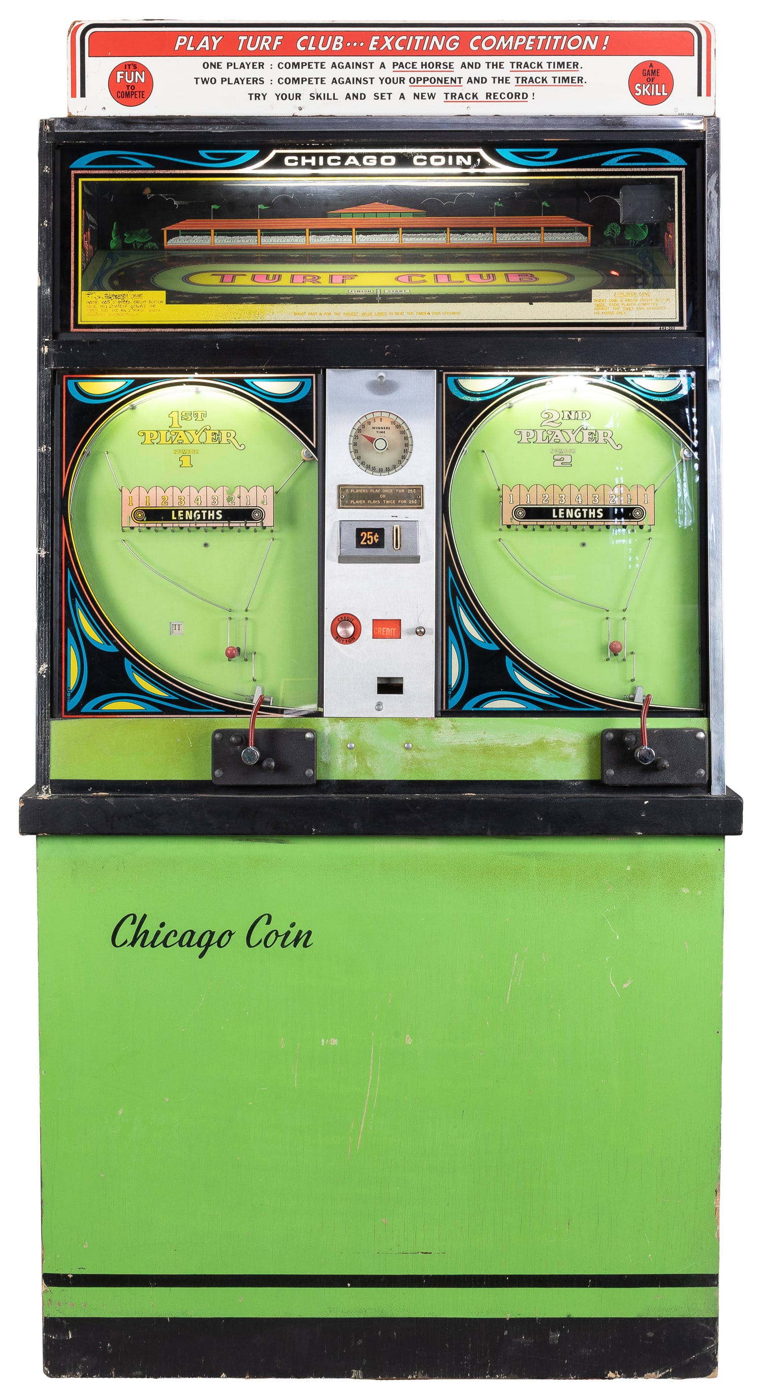 Chicago Coin "Turf Club" 25 cent arcade machine. (1 of 3)
