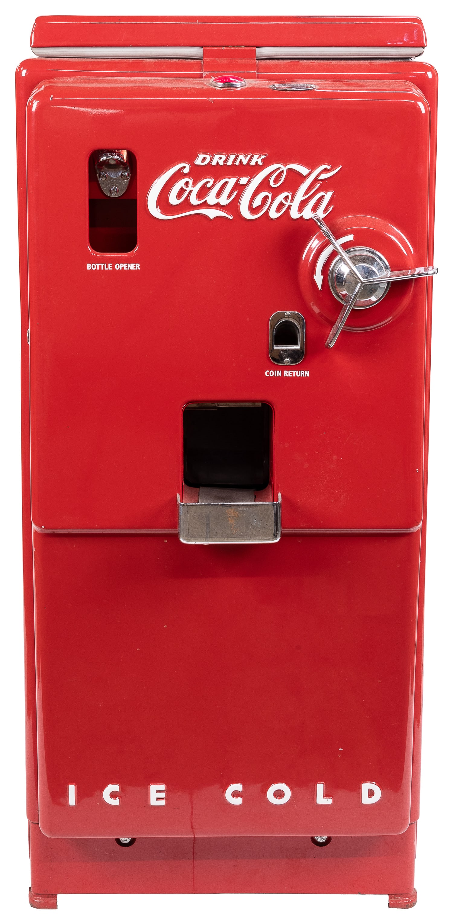 Coca-Cola coin-operated cooler. (1 of 3)