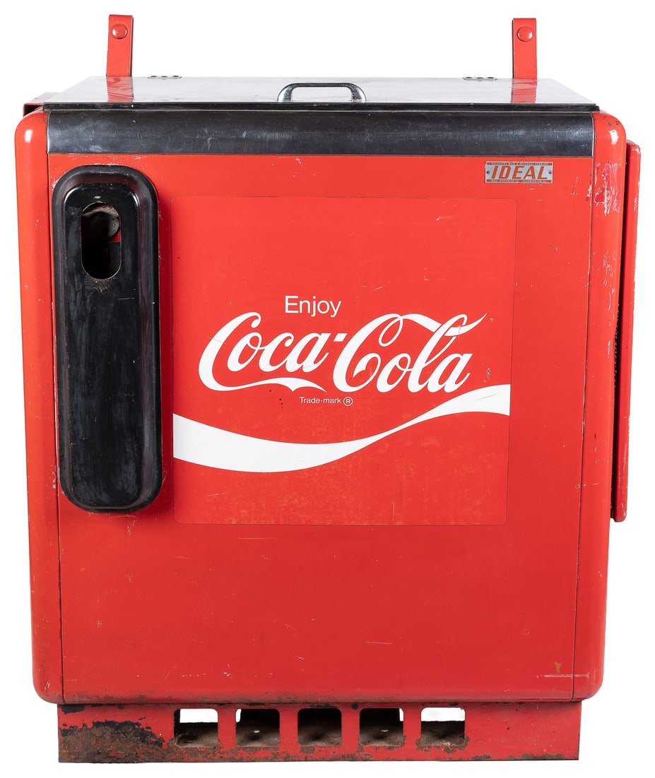 Coca-Cola coin-operated vending machine. (1 of 3)