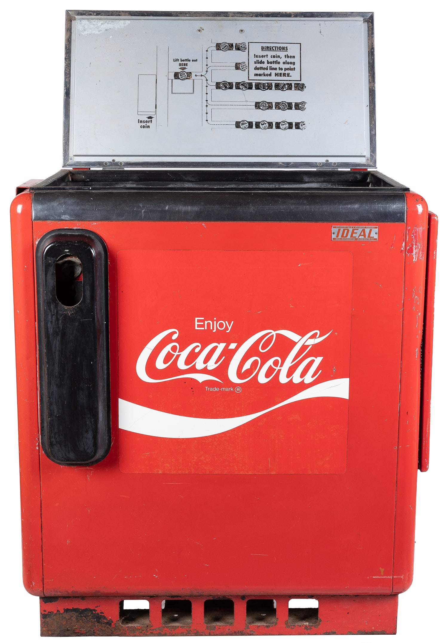 Coca-Cola coin-operated vending machine. - 2