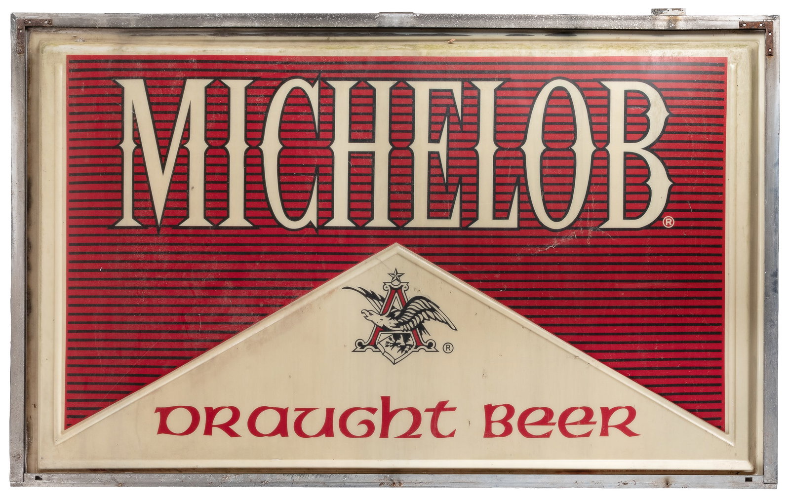 Michelob Beer molded plastic sign. (1 of 3)