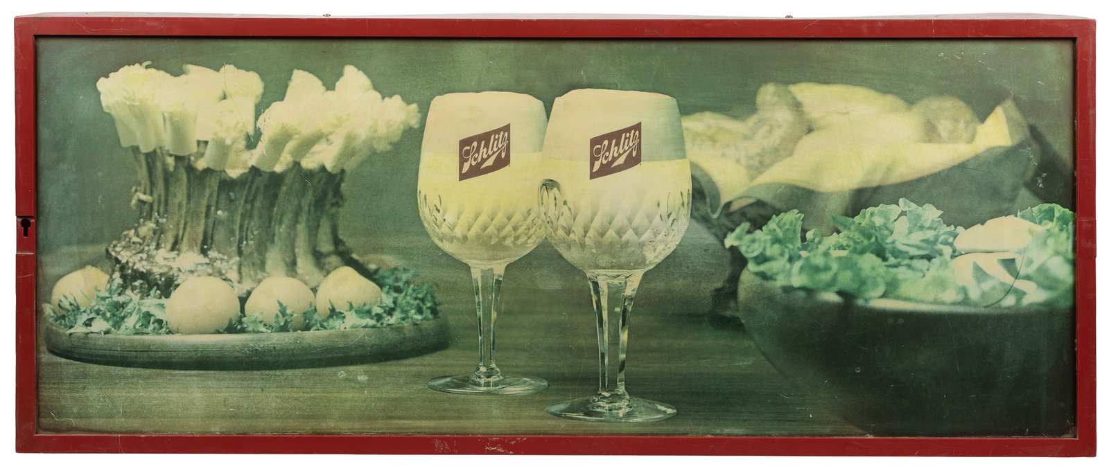 Schlitz Beer electric sign. (1 of 2)