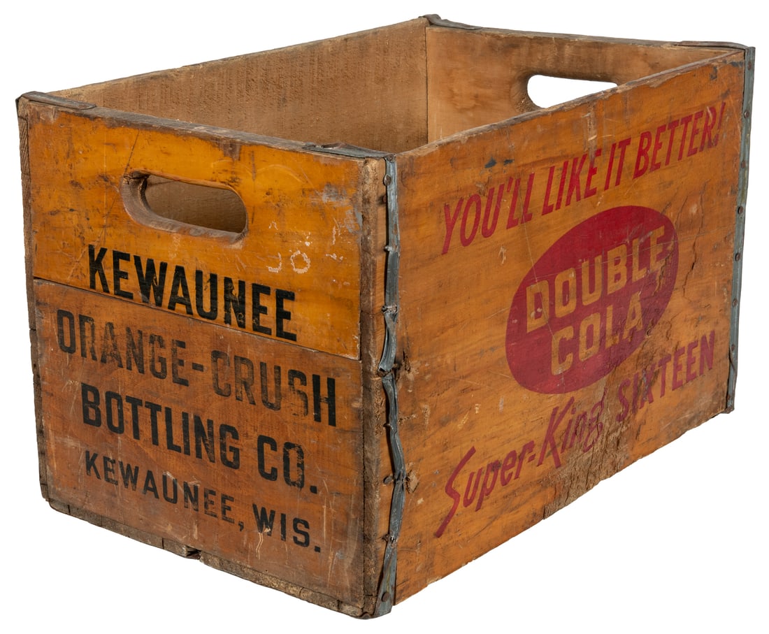 Double Cola Wooden Crate. (1 of 2)