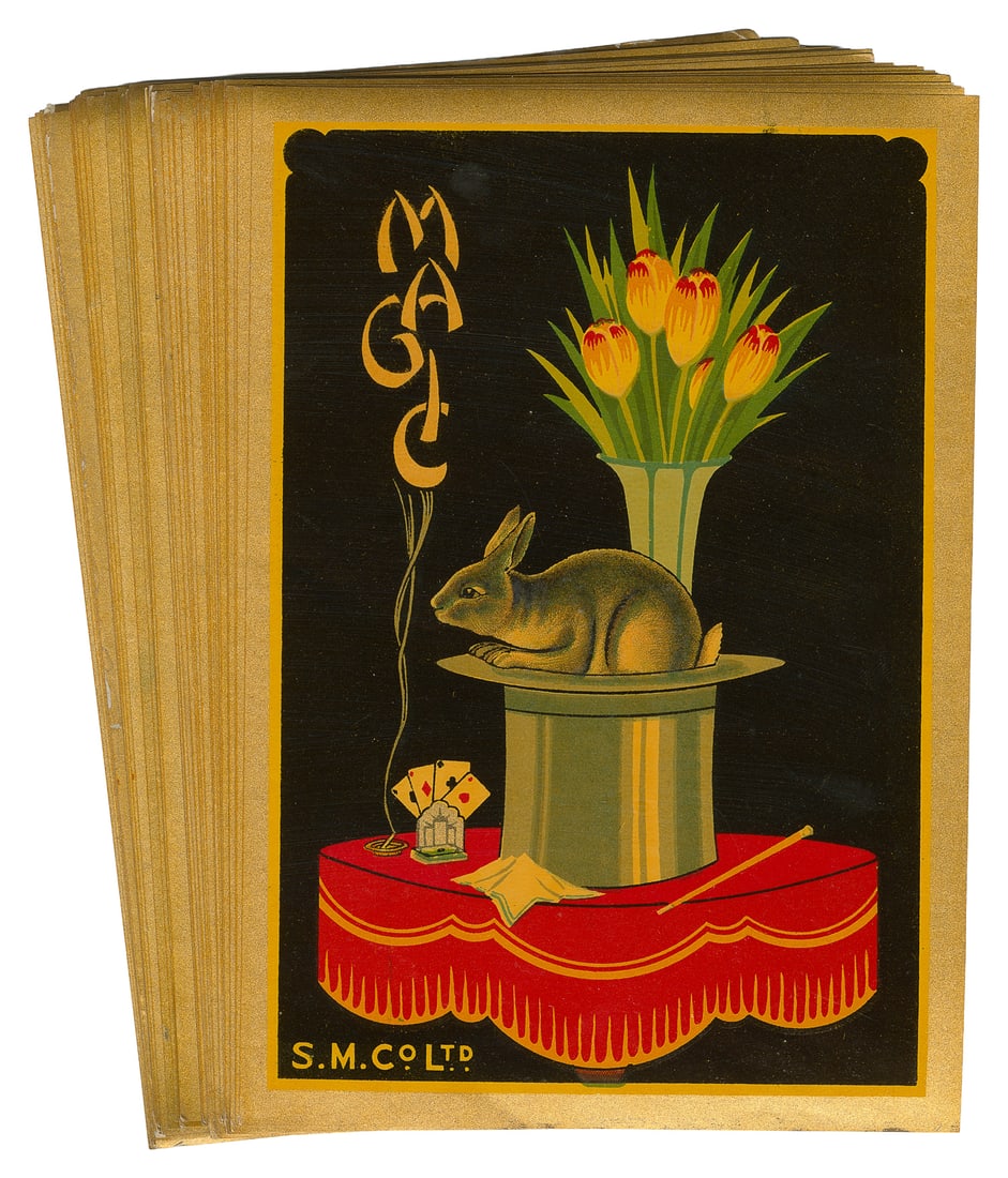 Magic color lithograph labels (50+). (1 of 1)