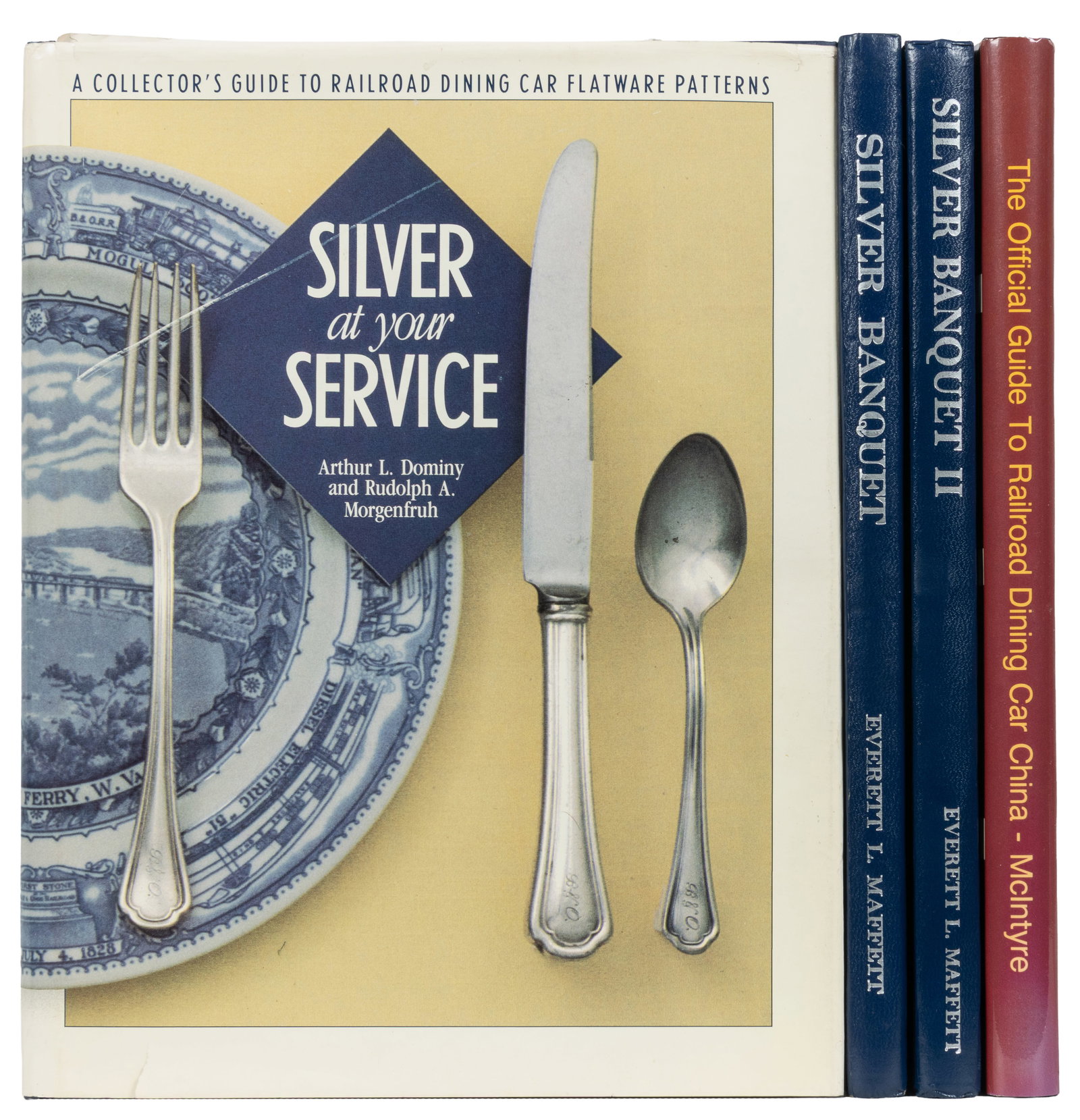 Four volumes on railroad silver and china. (1 of 1)