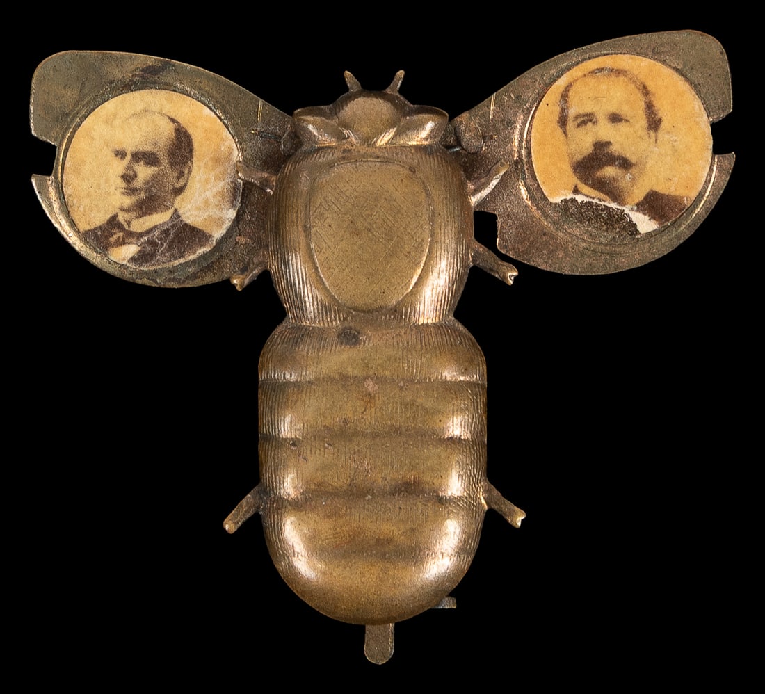 McKinley / Hobart 1896 presidential Gold Bug campaign pin. (1 of 1)