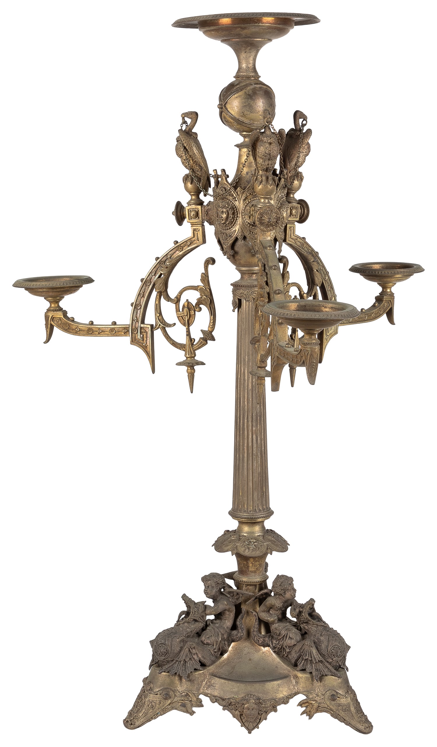 Large Gothic candelabra. - 2