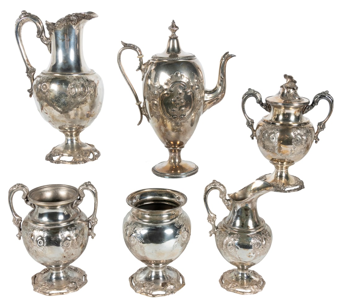 Meriden silverplate and one other lot (6). (1 of 1)