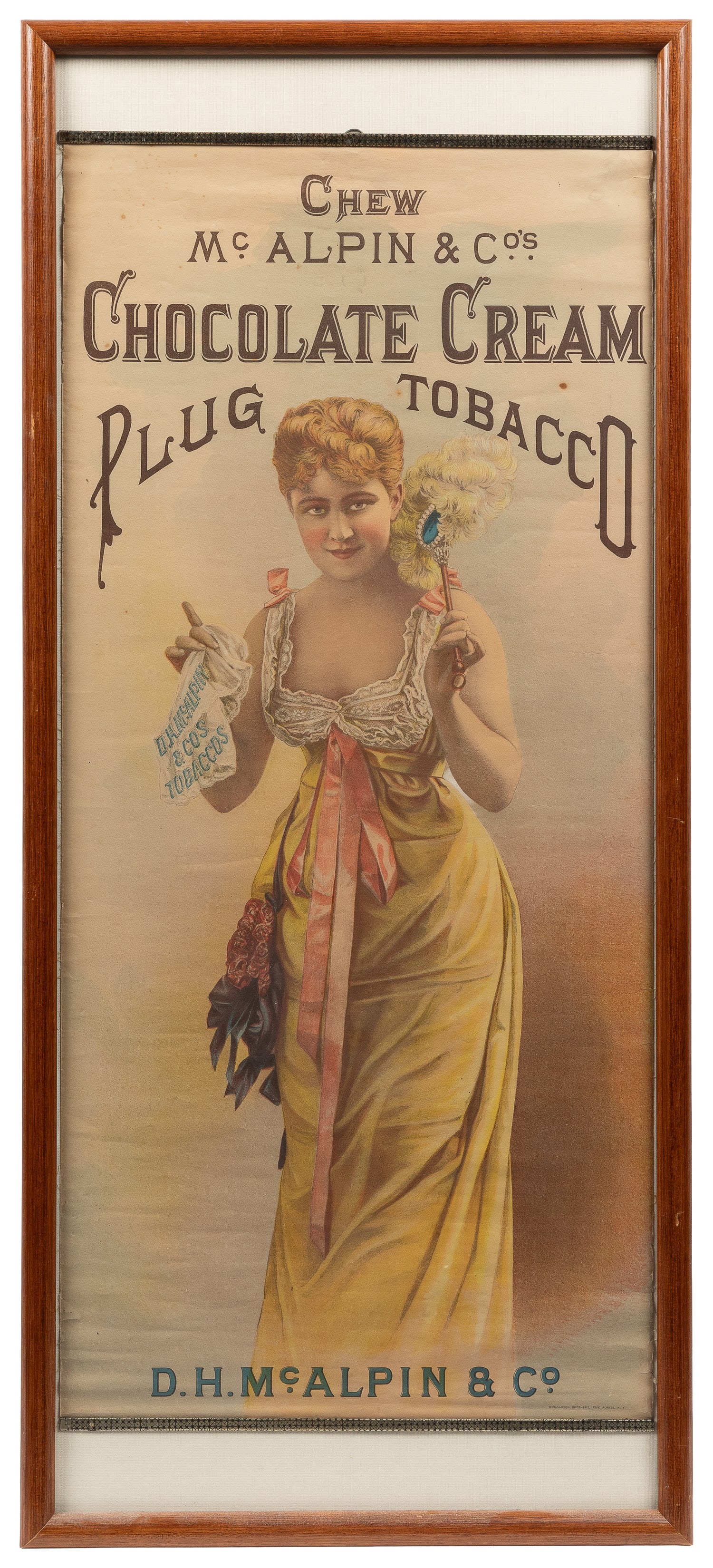 McAlpin & Co.'s Chocolate Cream Plug Tobacco. (1 of 1)