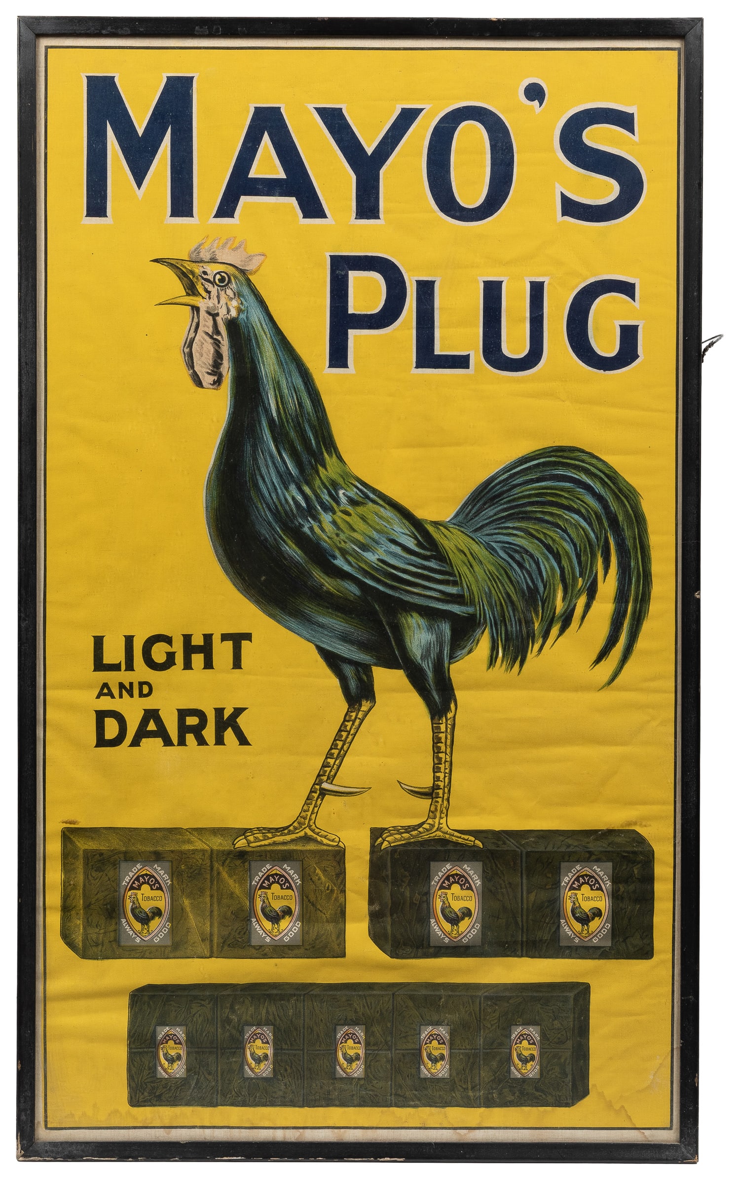 Mayo's Plug / Light and Dark advertising poster. (1 of 1)