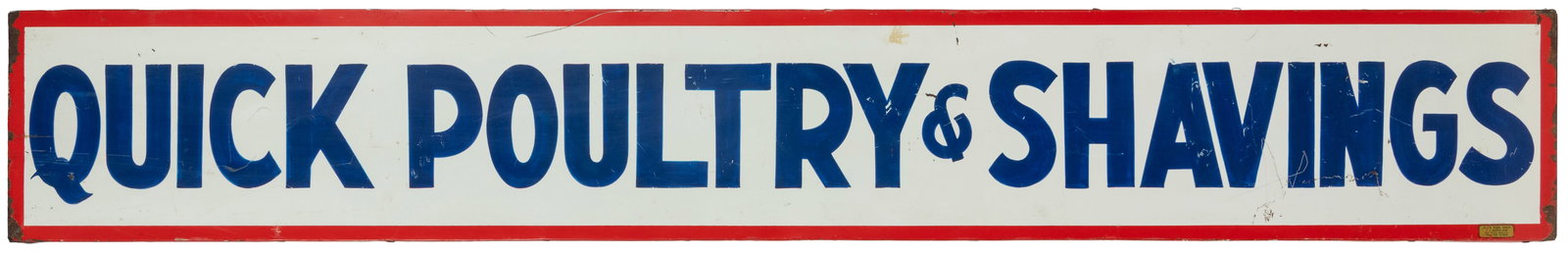 Quick Poultry & Shavings sign. (1 of 3)