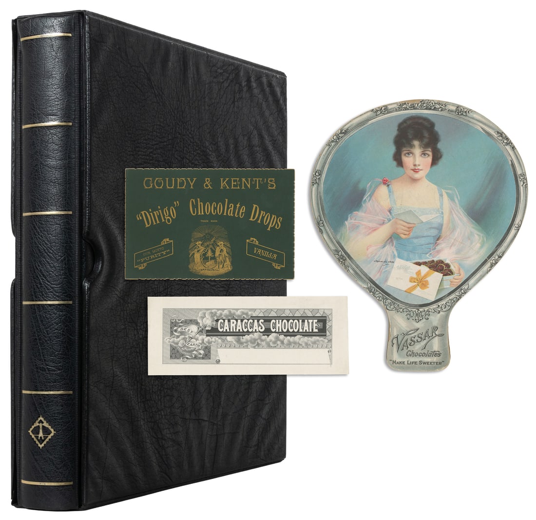 [CHOCOLATE]. Binder of ephemera. (1 of 9)