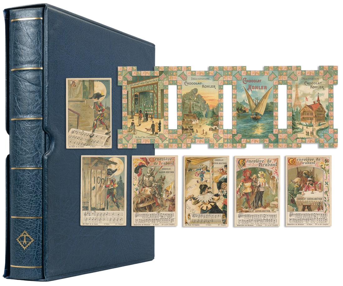 [CHOCOLATE & COCOA]. Binder of European ephemera. (1 of 4)