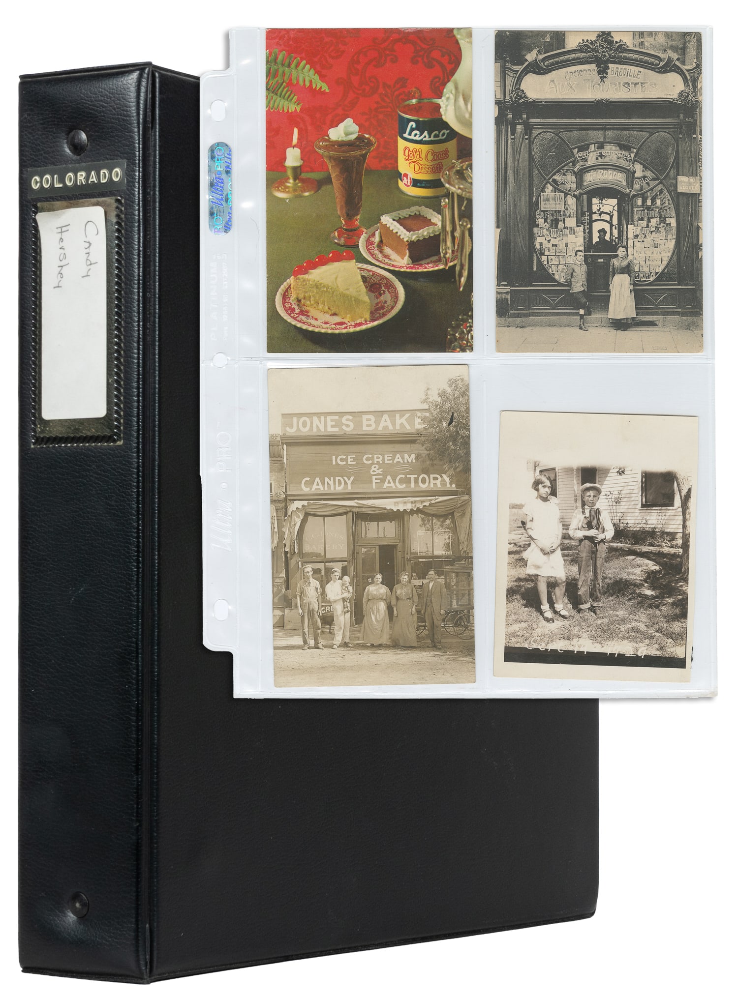 [CANDY & CHOCOLATE]. Collection of postcards and ephemera. (1 of 10)