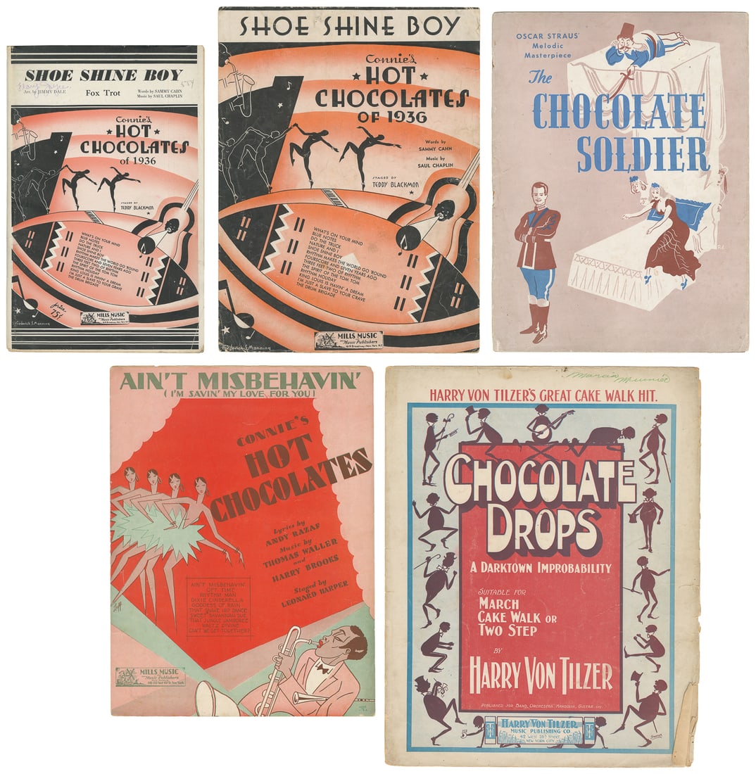 Quartet of Early 20th Century "Chocolate" Music Compositions. (1 of 6)