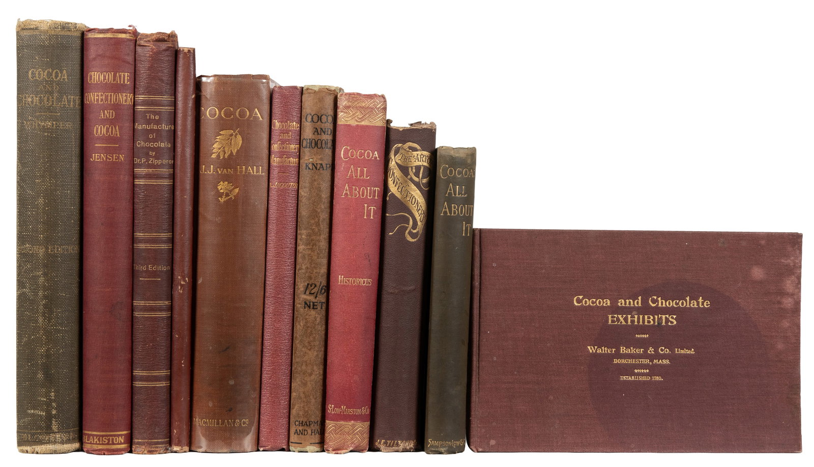 [CHOCOLATE]. Eleven vintage and antiquarian volumes. (1 of 1)