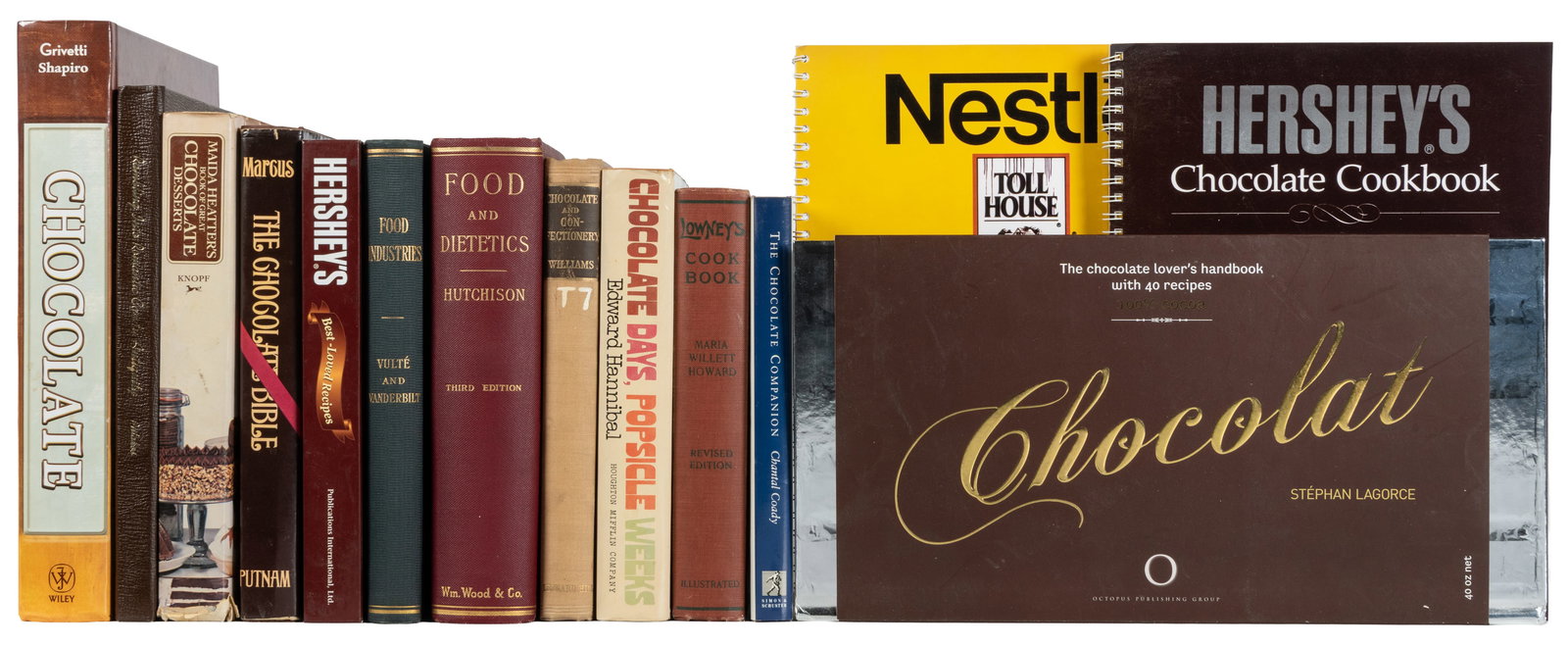 [CHOCOLATE]. Lot of approximately 60 books about chocolate and candy. (1 of 1)