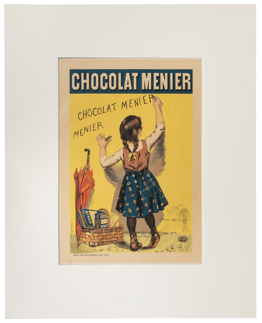BOUISSET, Firmin (1859 - 1925). Chocolat Menier. Maîtres de l’Affiche Pl. 47. Paris: Imp. (1 of 1)